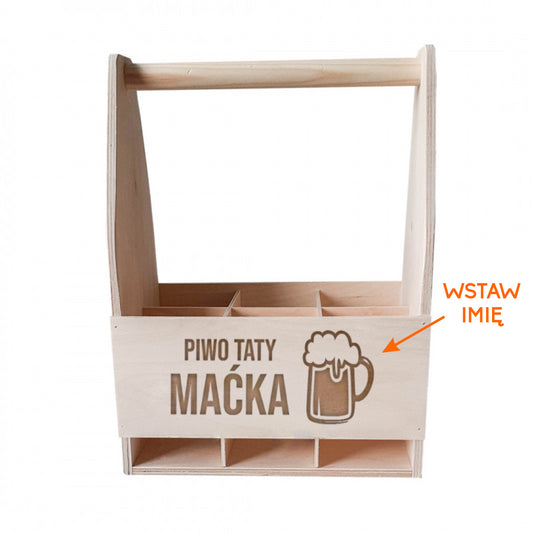 Piwo taty ... - nosidło z grawerem – produkt personalizowany